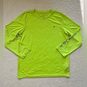 Spyder Big Boy’s Long Sleeve Rashguard- Quick Dry Swim Shirt Sun Protection